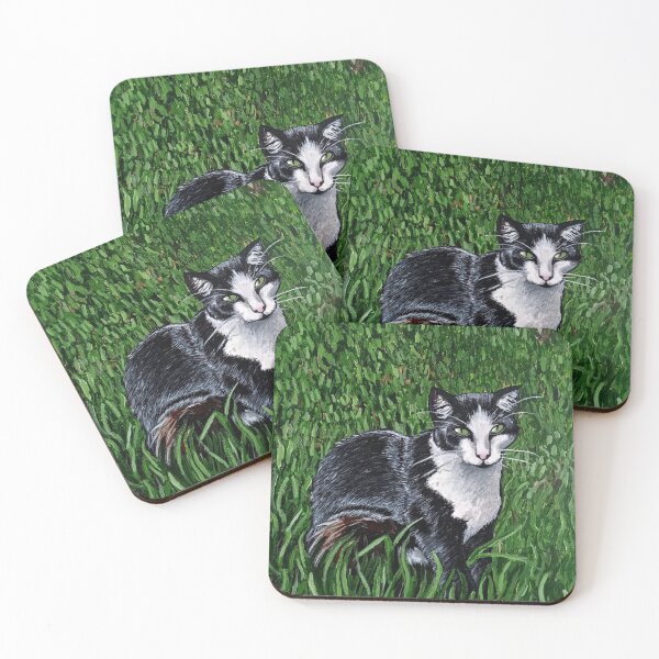 Item preview, Gato-Acrílico sobre lienzo de 50 x 70 cm designed and sold by crowleyronan123.