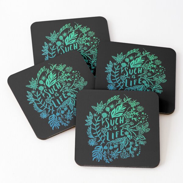 Item preview, Such is Life - Blue Green Gradient designed and sold by Marie Funseth.