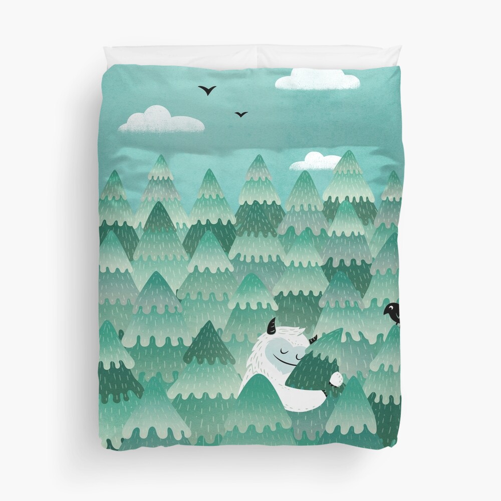 Tree Hugger (Spring & Summer version) Duvet Cover