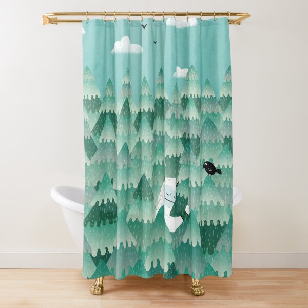 Tree Hugger (Spring & Summer version) Shower Curtain