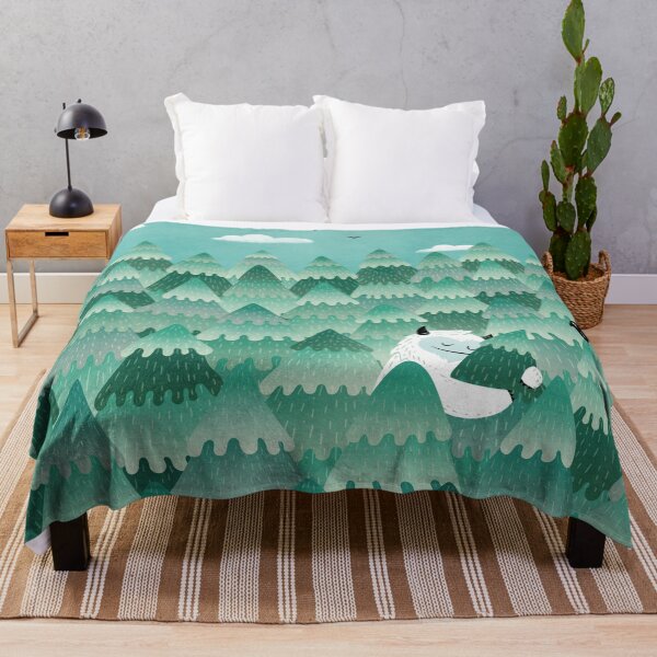 Tree Hugger (Spring & Summer version) Throw Blanket