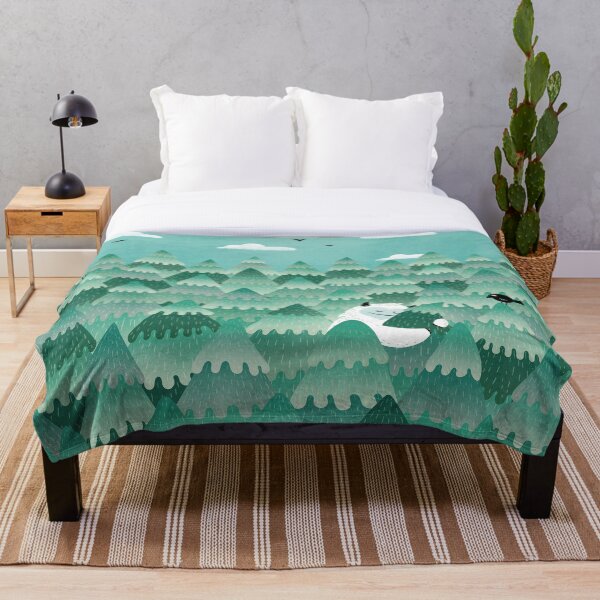 Tree Hugger (Spring & Summer version) Throw Blanket