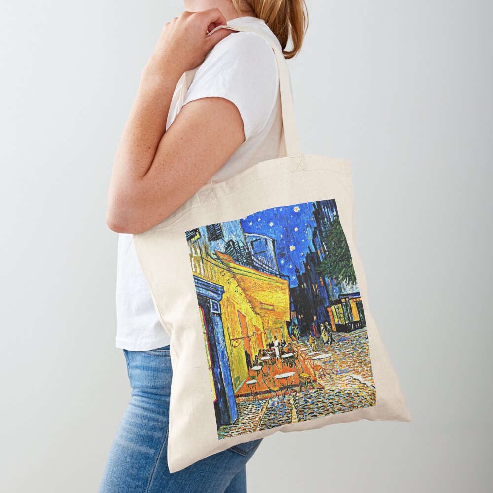 Van Gogh - Cafe Terrace, Place du Forum, Arles Tote Bag