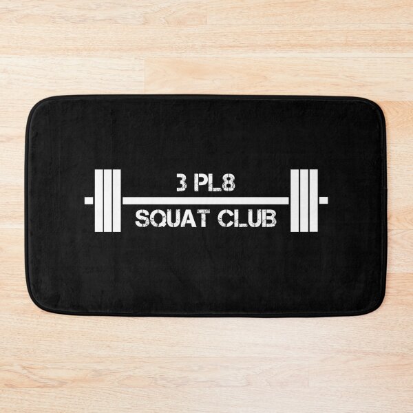 Item preview, Three Plate Squat 3 Pl8 Club Weight Lifting designed and sold by Creekman Designs.