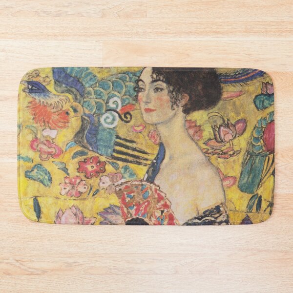 Item preview, Lady with Fan by Gustav Klimt  - Art Nouveau Symbolism designed and sold by Bebichic.