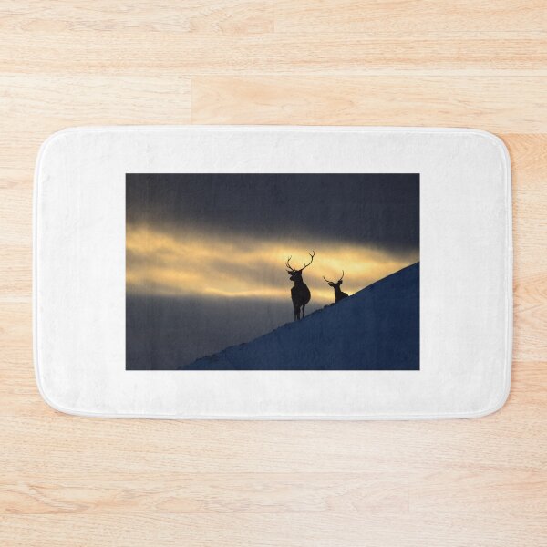 Item preview, Winter Stags Silhouette designed and sold by Macrae images.