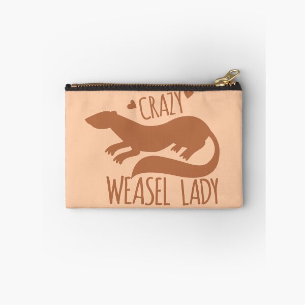 Item preview, Crazy Weasel Lady designed and sold by jazzydevil.