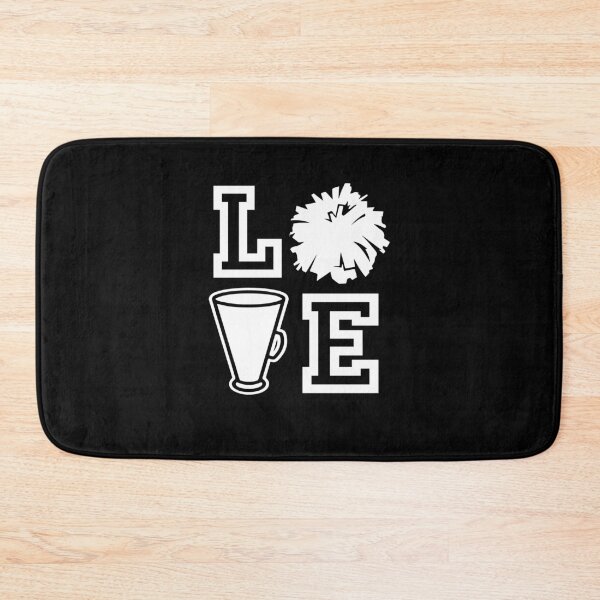 Item preview, Cheerleading - LOVE with Megaphone and Pom Pom designed and sold by Mohja-Design.