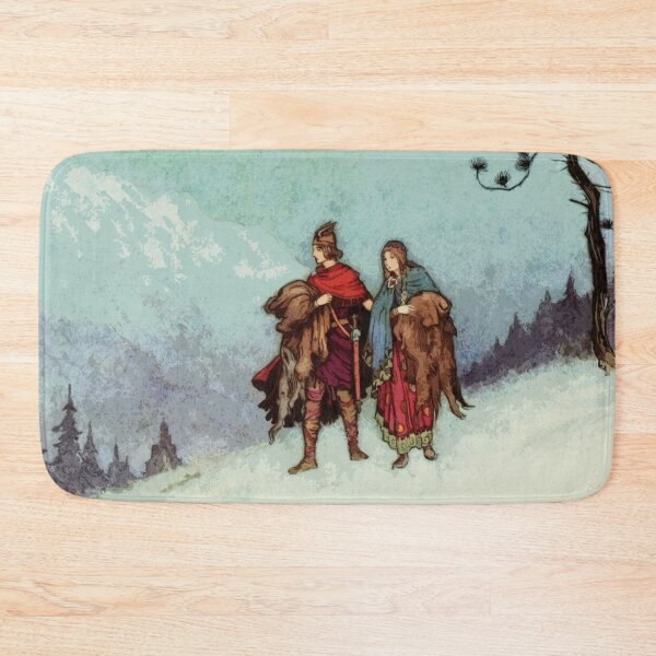 Item preview, Viking Settlers vintage illustration designed and sold by Vintage Designs +.