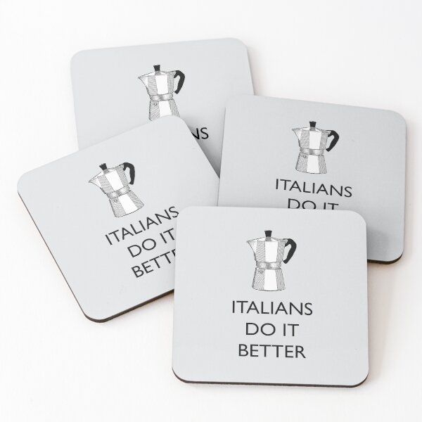 Item preview, Italians do better coffee (with moka) designed and sold by Blacklinesw9.