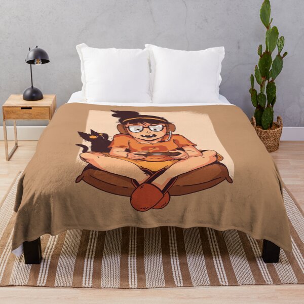Item preview, Gamer girl with cat designed and sold by FFelder.