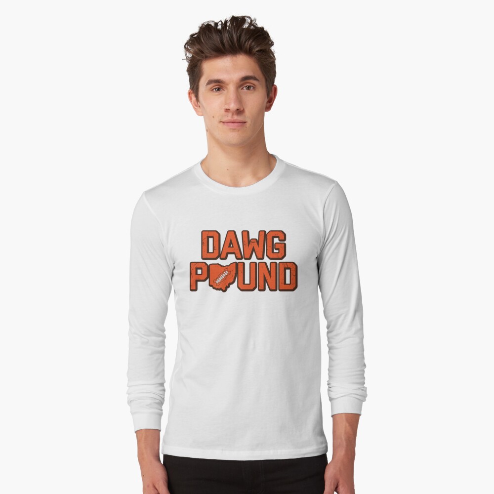 KFig21 Dawg Pound - White Long Sleeve T-Shirt