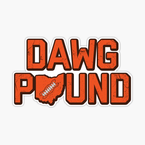 Dawg Pound Vintage Sticker for Sale by Undefeatd