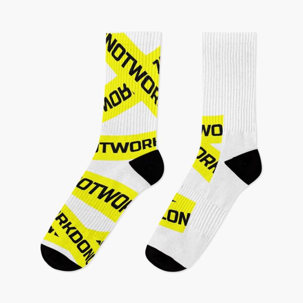 Item preview, DO NOT WORK bright yellow tape  designed and sold by plumpjose.