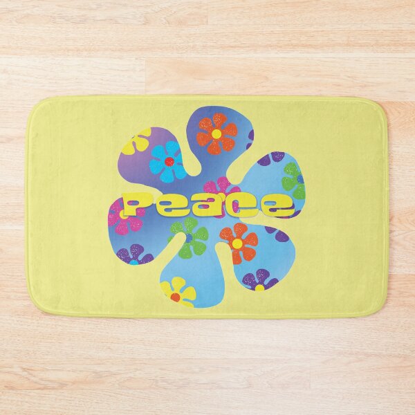 Item preview, yellow flowery peace designed and sold by daisydebby.