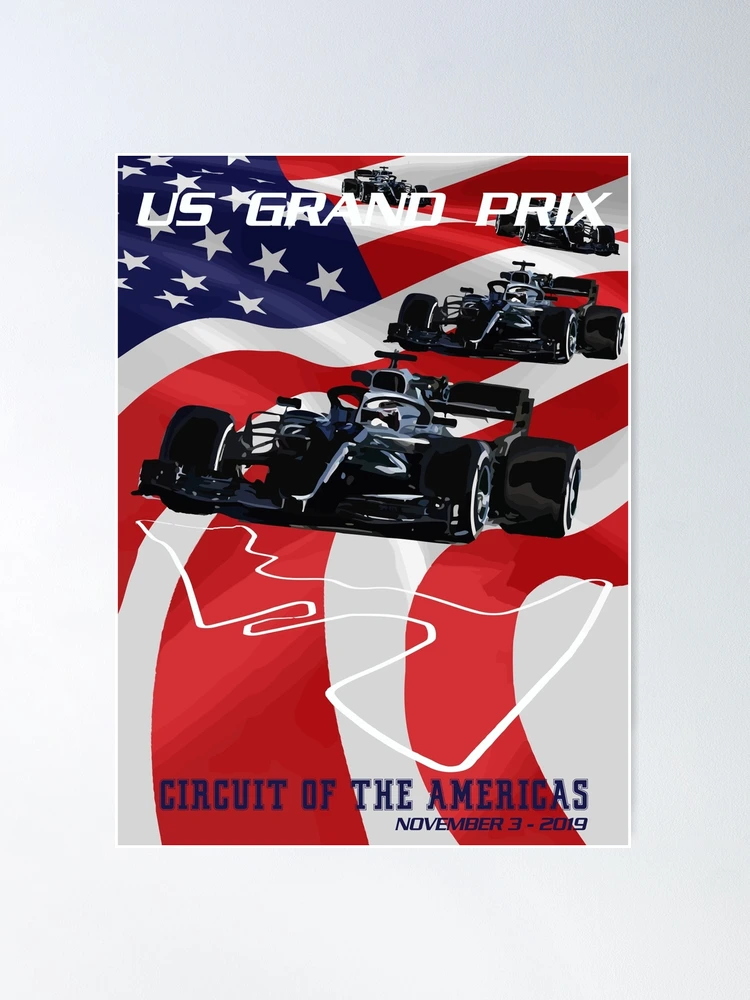 CIRCUIT OF THE AMERICAS 2019 POSTER – ZOOM F1
