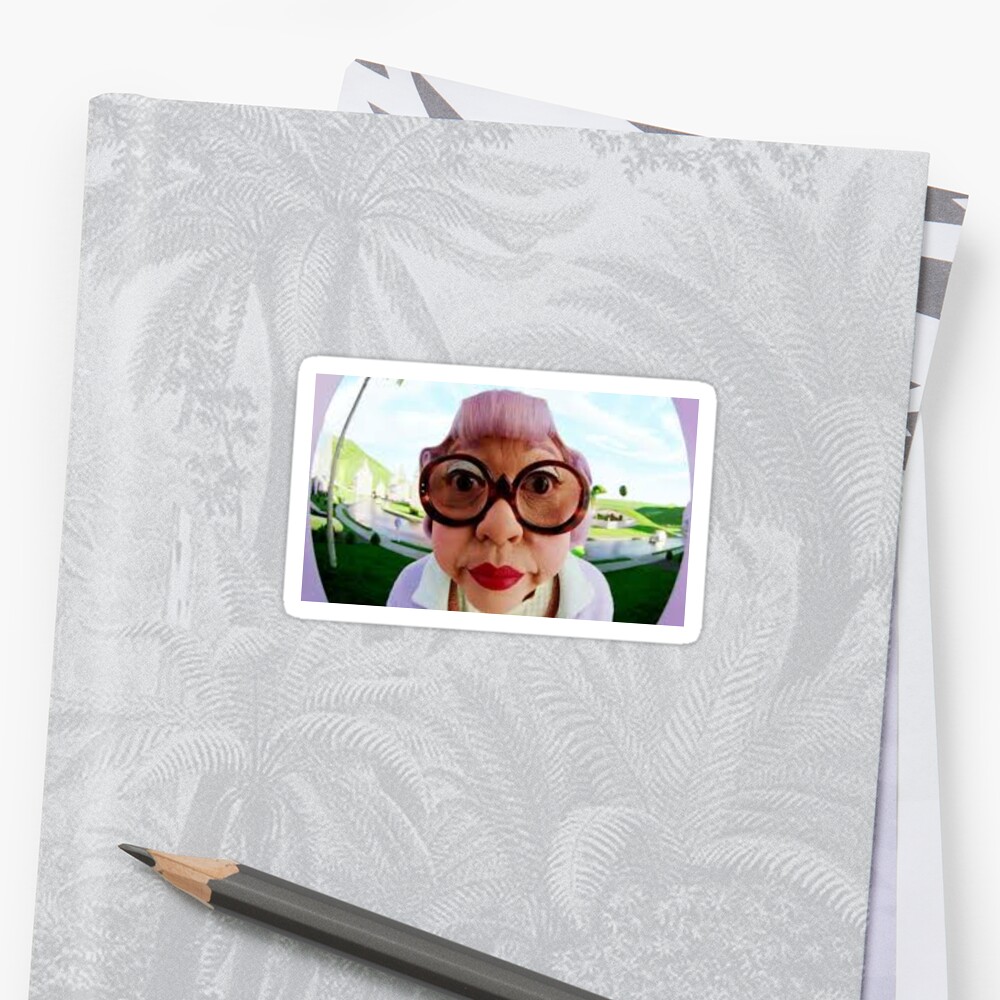 "Mrs. Kwan from The Cat in The Hat" Sticker by adambrodsky | Redbubble