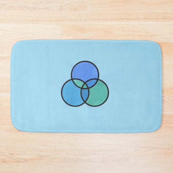 Item preview, shades of green and blue circles designed and sold by Kitten2525.
