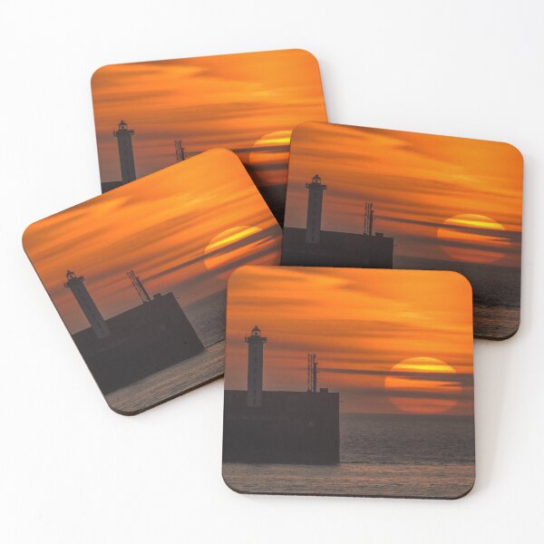 Item preview, Boulogne sunset over sea opal coast designed and sold by Dreamfrance.