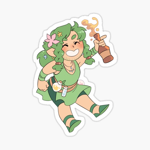 Ava Green Sticker