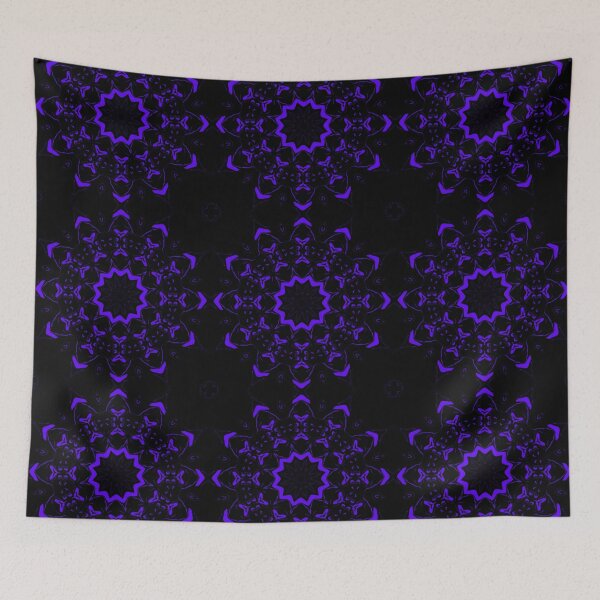 Item preview, Purple Mandala Monochrome, Pattern 4, by Bennydoscope designed and sold by Bennydoscope.