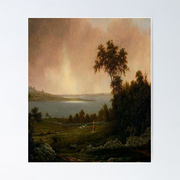 Item preview, Rhode Island Landscape-Martin Johnson Heade designed and sold by LexBauer.