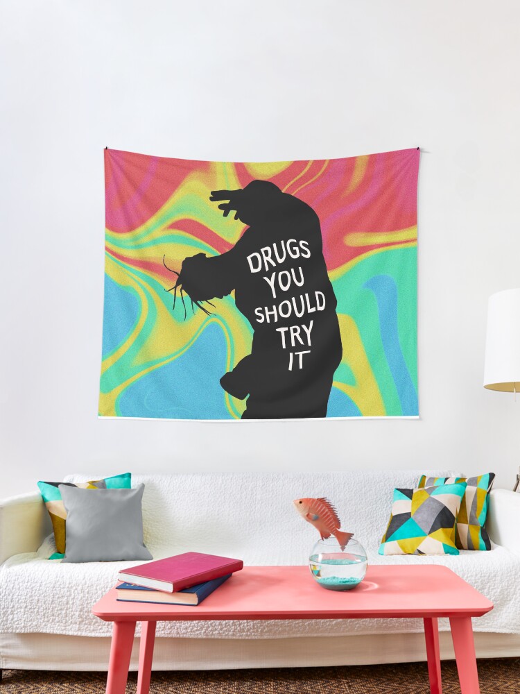 Wish You Were Here Wall Tapestry Drugs You Should Try It  Tapestries 