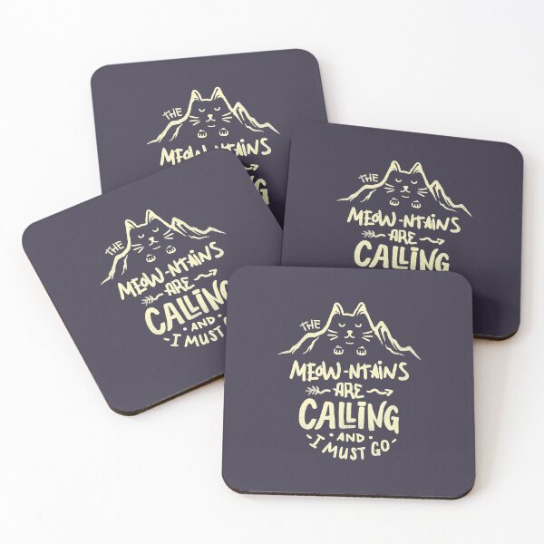 Item preview, The Meowntains are Calling And I Must Go designed and sold by Yipptee Shirts.