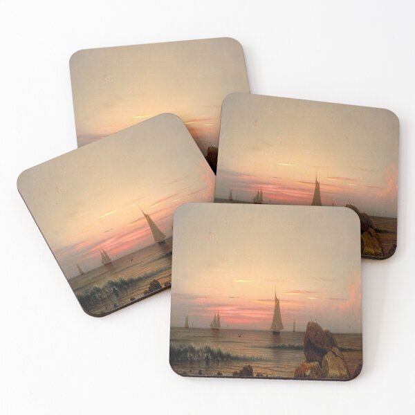 Item preview, Sailing off the Coast-Martin Johnson Heade designed and sold by LexBauer.