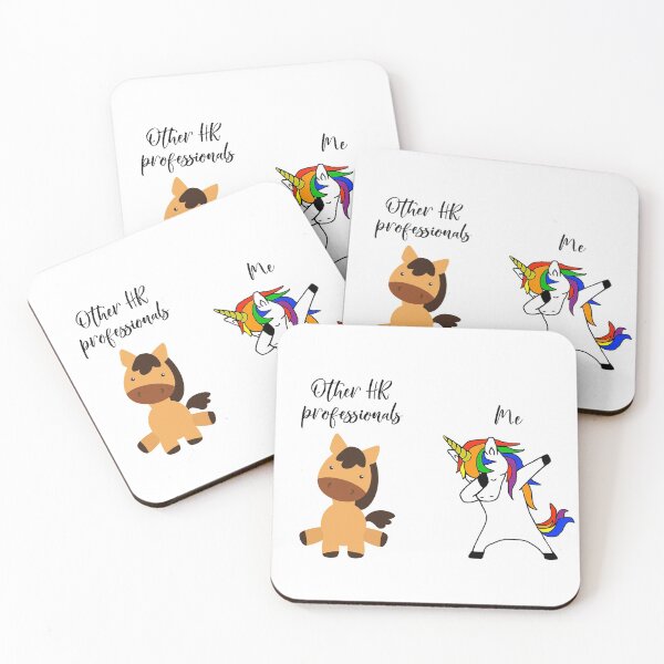 Item preview, Other HR Professionals Me Funny Dabbing Unicorn designed and sold by ColorFlowArt.