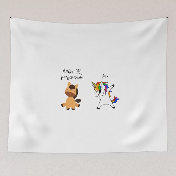 Item preview, Other HR Professionals Me Funny Dabbing Unicorn designed and sold by ColorFlowArt.