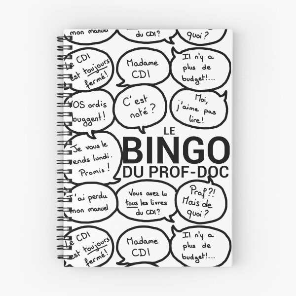 Item preview, The bingo of the prof-doc (female version) designed and sold by gribouilles2doc.