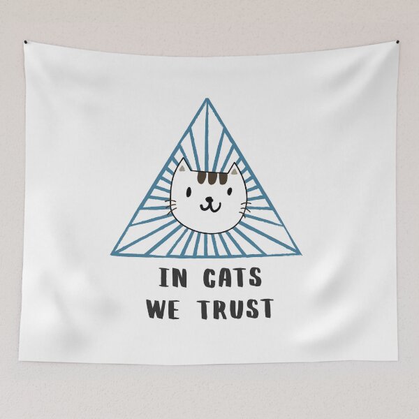 Item preview, In cats we trust designed and sold by omnicrom.