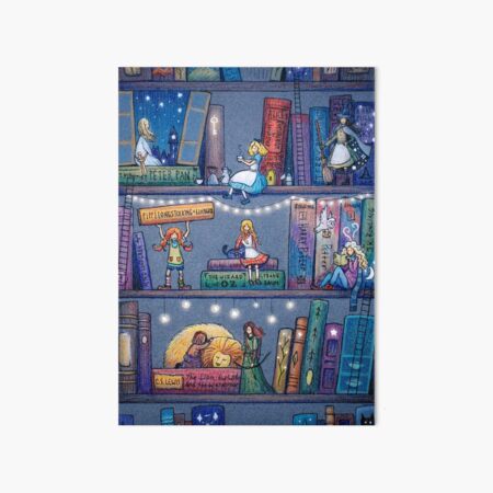 Vista previa del artículo con la obra «Chicas del libro», diseñado y vendido por illustore.