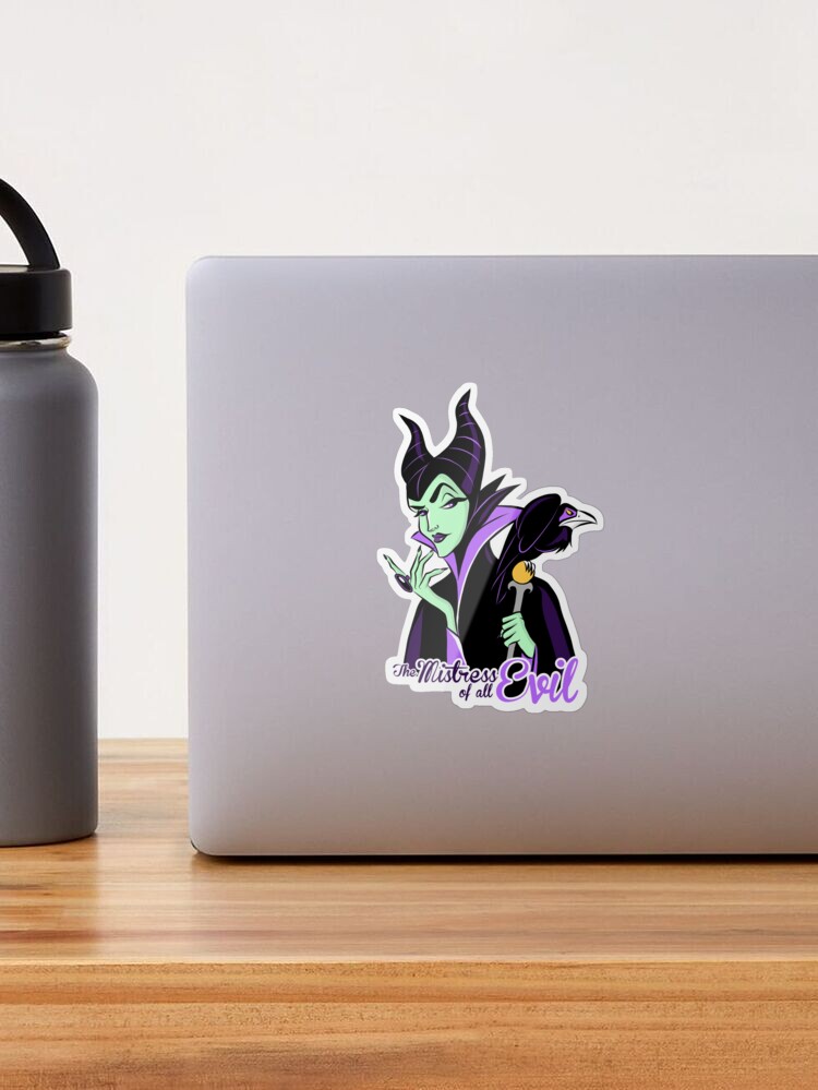 Maleficent Disney Villain Sticker mistress of All Evil Sleeping