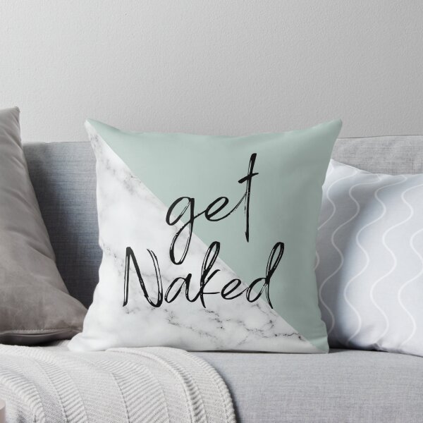 Item preview, Get Naked Bathroom Decor Signs - Marble Green designed and sold by meggydesigns.