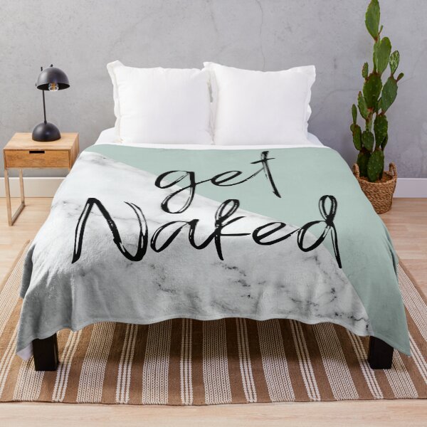 Item preview, Get Naked Bathroom Decor Signs - Marble Green designed and sold by meggydesigns.