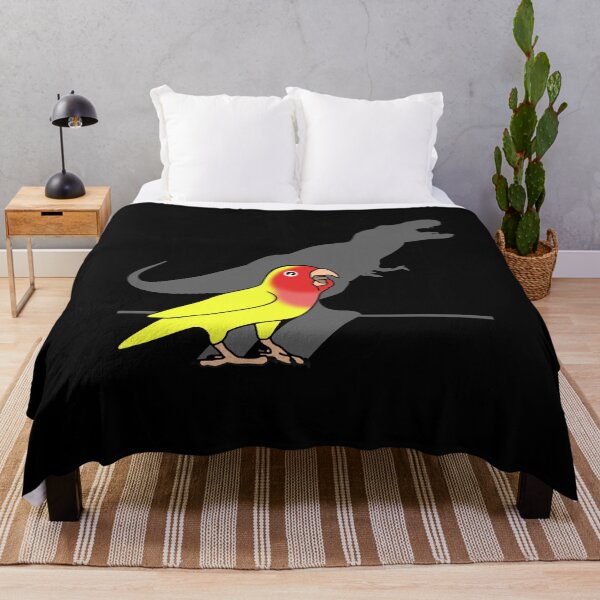 Item preview, T-Rex Shadow Rosy faced Yellow Lovebird designed and sold by FandomizedRose.