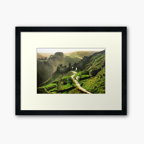 Tintagel Castle Framed Art Print