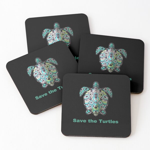 Aperçu de l'œuvre Sauver les tortues Turtle vsco turquoise design créée et vendue par Draculaura2009.