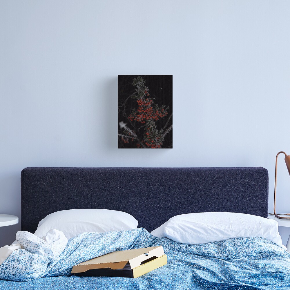 Frozen Berries Canvas Print