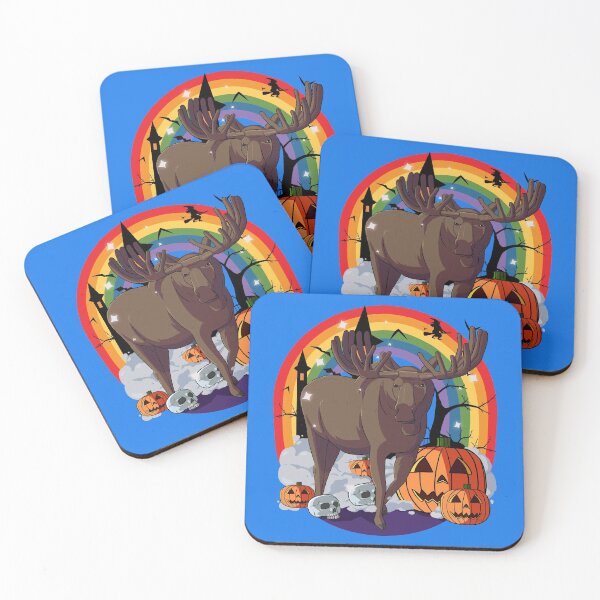 Item preview, Halloween Moose Pumpkin Witch designed and sold by Nosek1ng.