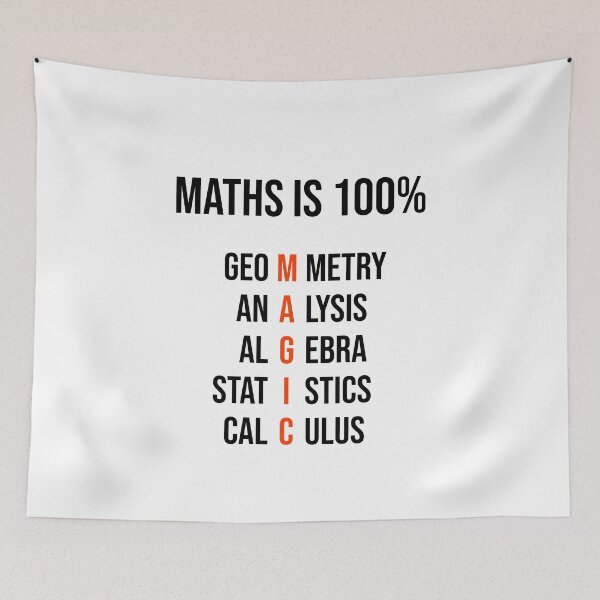 Item preview, Maths is 100% magic designed and sold by kailukask.