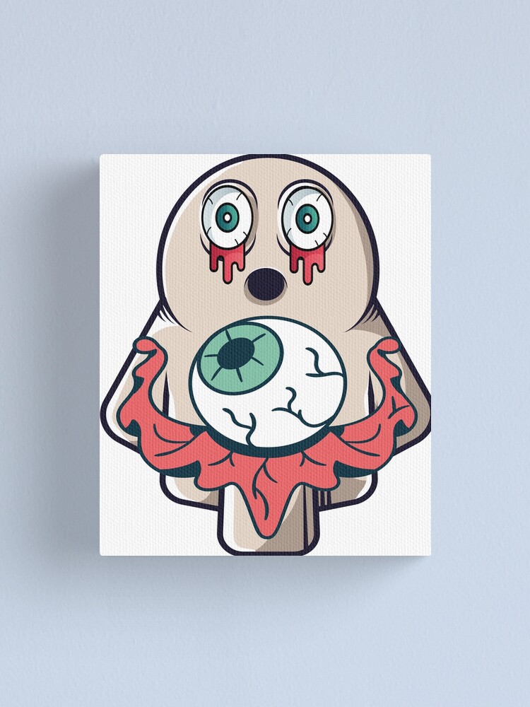 "Creepy Ghost with bleeding Eyes" Canvas Print for Sale by Vudo24