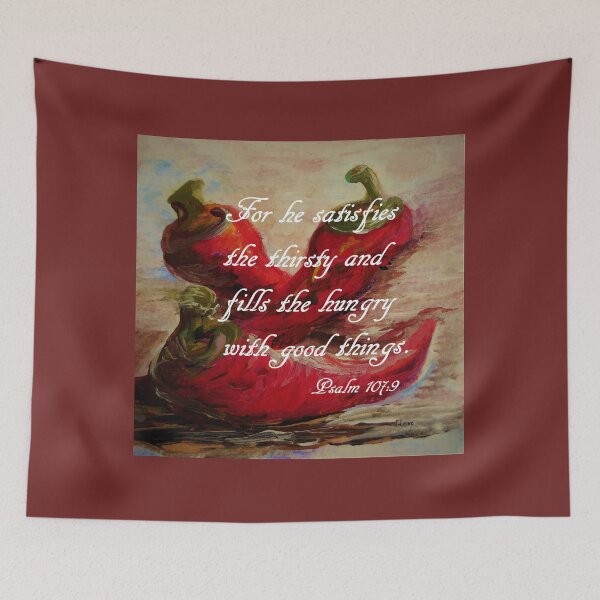 Item preview, He Fills the Hungry designed and sold by EloiseArt.