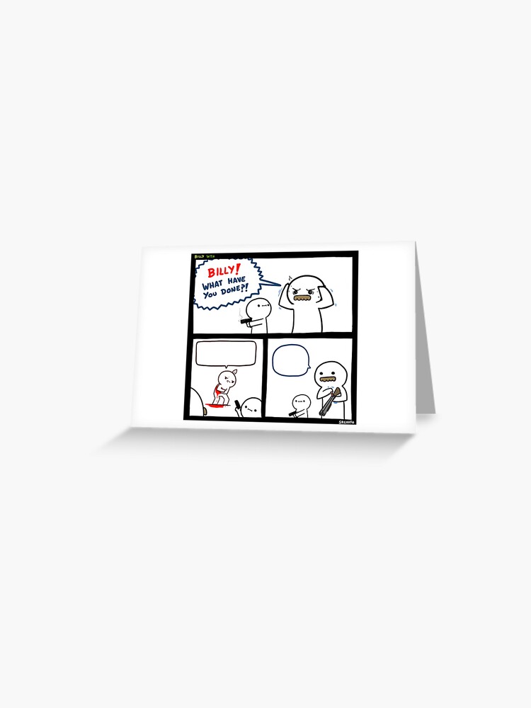 Meme Template Srgrafo 4 Greeting Card By Terio Redbubble