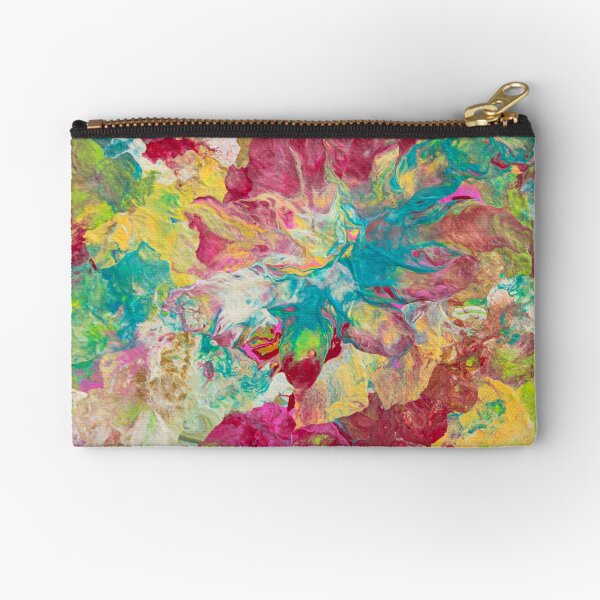 Red flowers Zipper Pouch