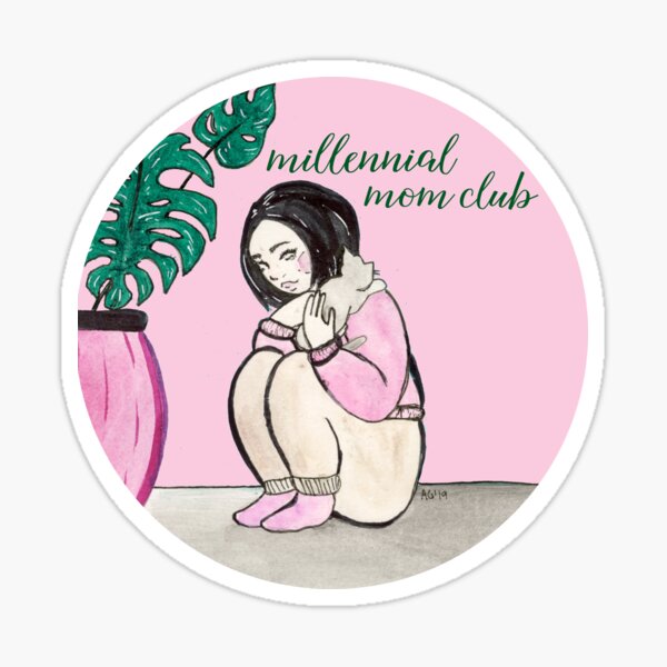 Millennial Mom Club Sticker