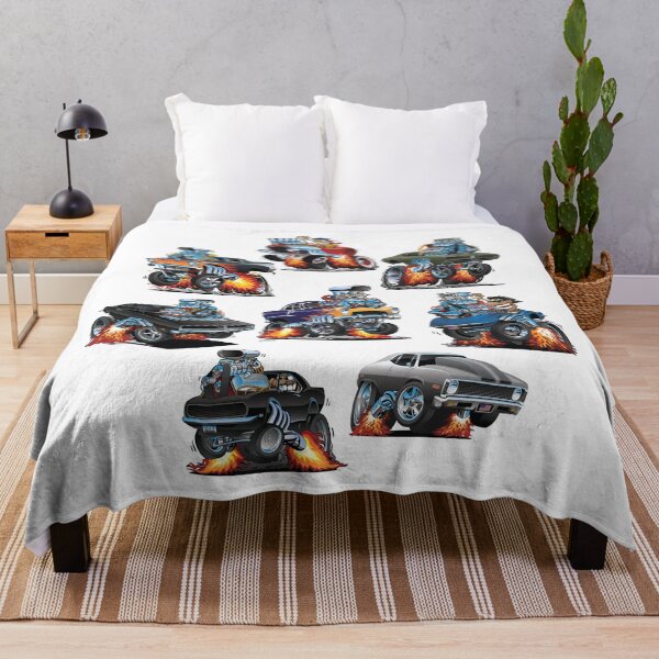 Item preview, Car Crazy Classic Hot Rod Muscle Cars Cartoons designed and sold by hobrath.