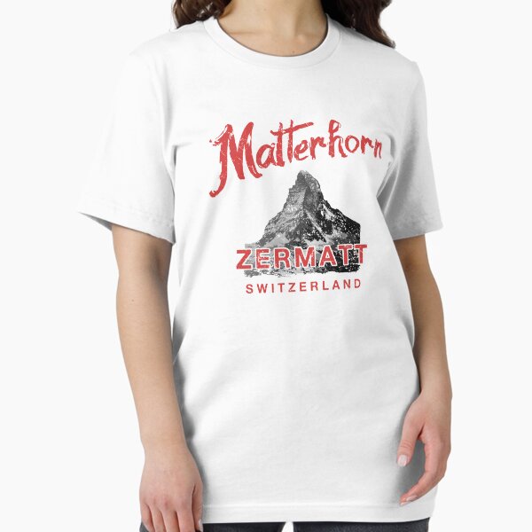 Vista previa del artículo con la obra «Suiza Matterhorn Montaña Vintage Escalada Suiza», diseñado y vendido por IronEcho.